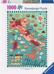 Obrazek Puzzle 1000 Mapa włoskich słodkości