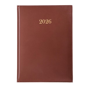 Obrazek Terminarz 2026 tygodniowy A4 Divas brązowy