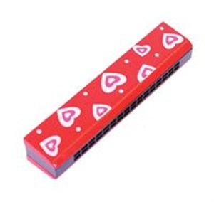 Obrazek Harmonijka ustna czerwona