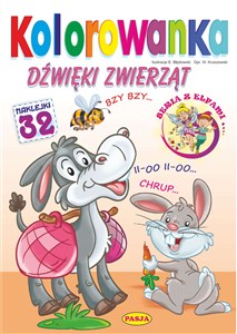 Obrazek Dźwięki zwierząt. Kolorowanka