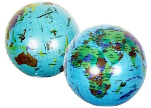 Obrazek John Piłka winylowa Globus 23cm