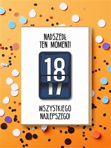 Obrazek Karnet Urodziny 18