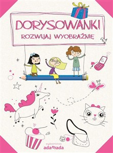 Obrazek Dorysowanki Rozwijaj wyobraźnię zeszyt różowy
