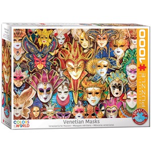 Obrazek Puzzle 1000 Venetian Masks 6000-5534