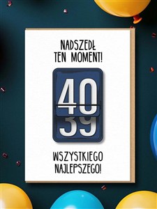 Picture of Karnet Urodziny 40