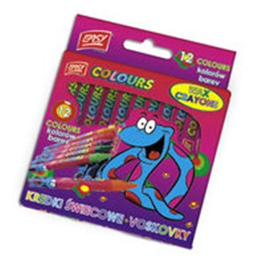 Obrazek Kredki Świecowe 12 kolorów