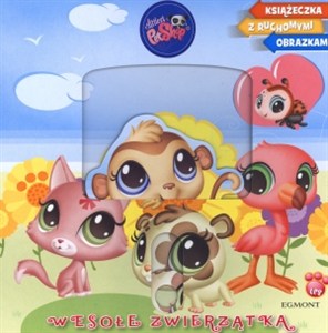 Obrazek Littlest Pet Shop Wesołe zwierzątka Książeczka z ruchomymi obrazkami.