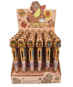 Obrazek Długopis Kapibara 6kol (36szt)