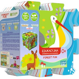 Obrazek Edukacyjna układanka Puzzlopianka Forest