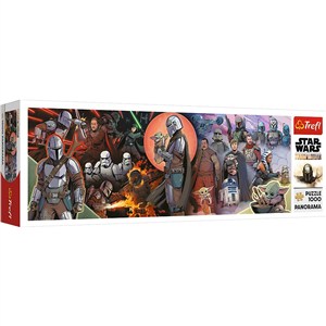 Obrazek Puzzle Przygody Mandaloriana 1000