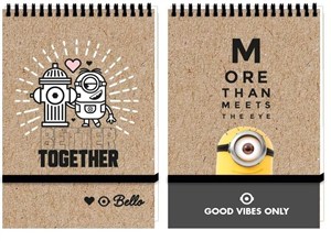 Picture of Kołonotes A6/96K kratka Minionki