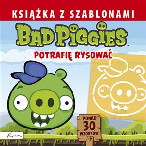 Picture of Bad Piggies Książka z szablonami Potrafię rysować