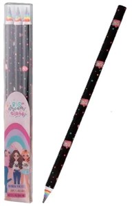 Obrazek Ołówek HB Big Dreams Girls design 3szt