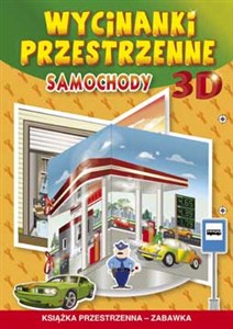 Obrazek Wycinanki przestrzenne. Samochody 3D Książka przestrzenna – zabawka