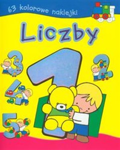 Obrazek Liczby Baw się i nalepiaj 63 kolorowe naklejki