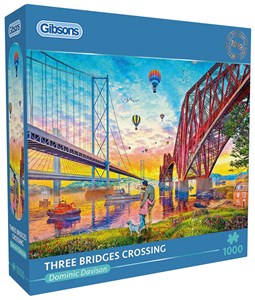 Obrazek Puzzle 1000 Trzy mosty Szkocja 113721