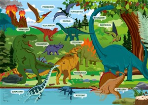 Picture of Podkładka Dinozaury