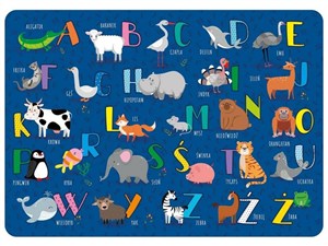 Obrazek Podkładka laminowana - Alfabet