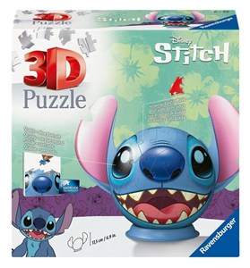 Obrazek Ravensburger, Puzzle 3D Kula 72: Disney Stitch (11574)