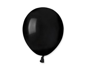 Picture of Balony pastelowe czarne 13cm 100szt