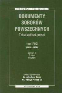 Picture of Dokumenty Soborów Powszechnych t.IV/2