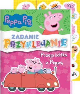 Obrazek Peppa Pig. Zadanie Przyklejanie Przejażdżka z Peppą