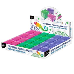 Obrazek Temperówka podwójna labirynt (24szt) KIDEA