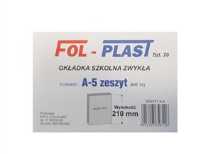 Picture of Okładka na zeszyt A5 NR 14 (20szt)