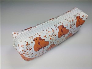 Obrazek Piórnik jednokomorowy okrągły Kapibara