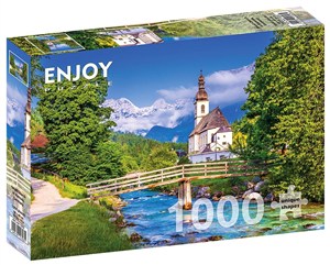Picture of Puzzle 1000 Kościół w Dolomitach/Włochy
