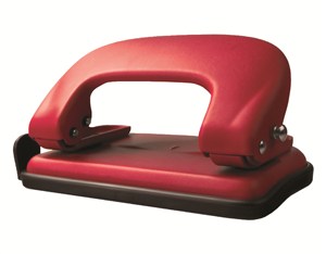 Picture of Dziurkacz metalowy mały czerwony Tetis 10 arkuszy