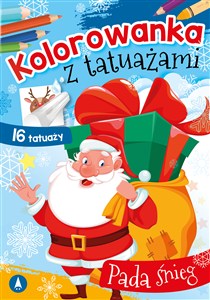 Obrazek Kolorowanka z tatuażami Pada śnieg