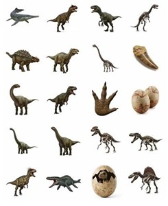Picture of Naklejki Motywacyjne dinozaury 25mm