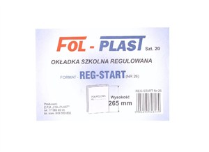 Obrazek Okładka na podr regulowana NR 26 (20szt)