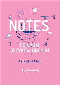 Obrazek Notes do nauki języków obcych (okładka pudrowy róż)
