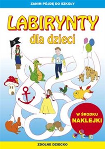 Obrazek Labirynty dla dzieci Zanim pójdę do szkoły