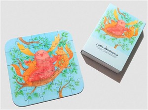 Obrazek Puzzle 25 Liski urwiski