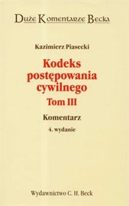 Obrazek Kodeks postępowania cywilnego komentarz t.3