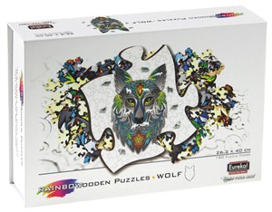 Picture of Puzzle drewniane kolorowe Wilk