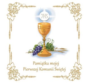 Obrazek Pamiątka mojej Pierwszej Komunii Świętej