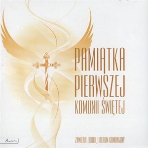 Obrazek Pamiątka Pierwszej Komunii Świętej Zawiera Biblię i Album Komunijny