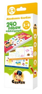 Obrazek Akademia CzuCzu dla dzieci od 3-4 lat 240 zabaw edukacyjnych