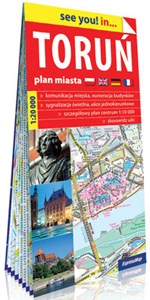 Obrazek Toruń papierowy plan miasta 1:20 000