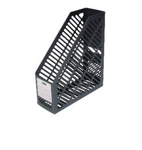 Obrazek Pojemnik na czasopisma A4 czarny D.RECT