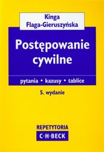 Obrazek Postępowanie cywilne Pytania Kazusy Tablice