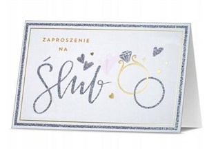 Obrazek Zaproszenie Ślub (5szt)