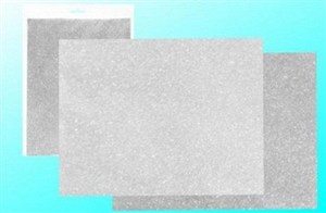 Picture of Karton brokatowy obustronny srebrny 23x33cm 5 ark