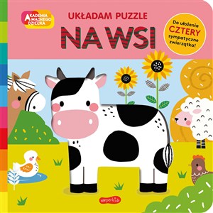 Obrazek Na wsi Akademia mądrego dziecka Układam puzzle