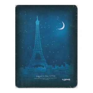 Obrazek Notes A6/128K Wieża Eiffla Księżyc