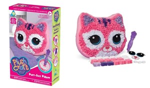 Picture of Pluszowe rękodzieło - poduszeczka kotek